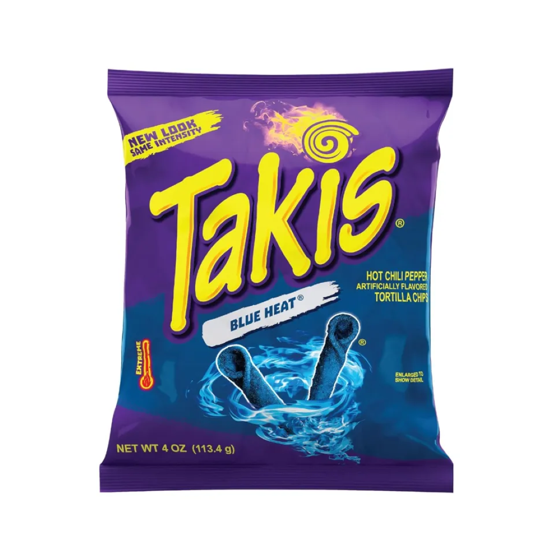 TAKIS BLUE HEAT HOT CHILI PEPPER 113.4G
